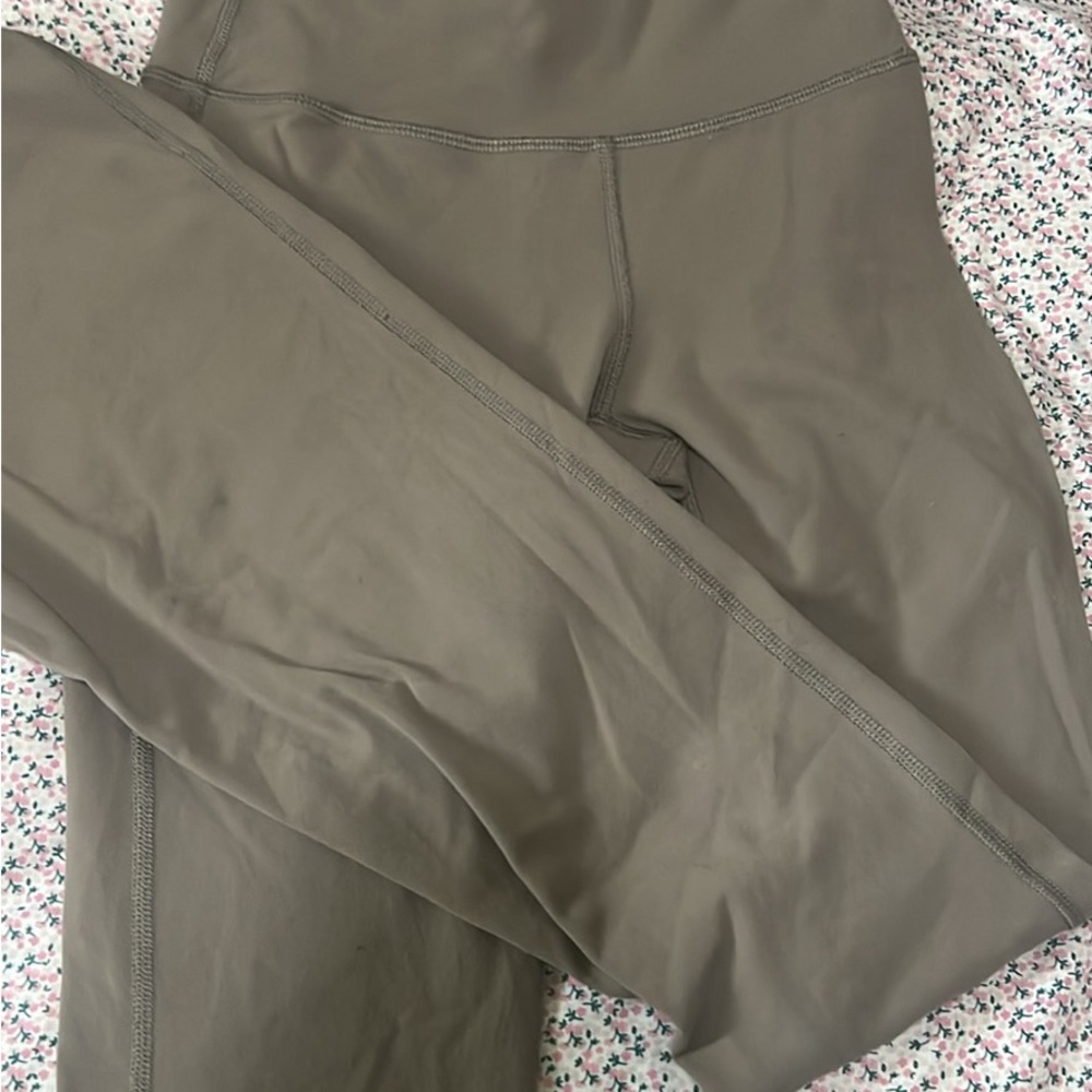 Aritzia Olive Boot Cut Pants